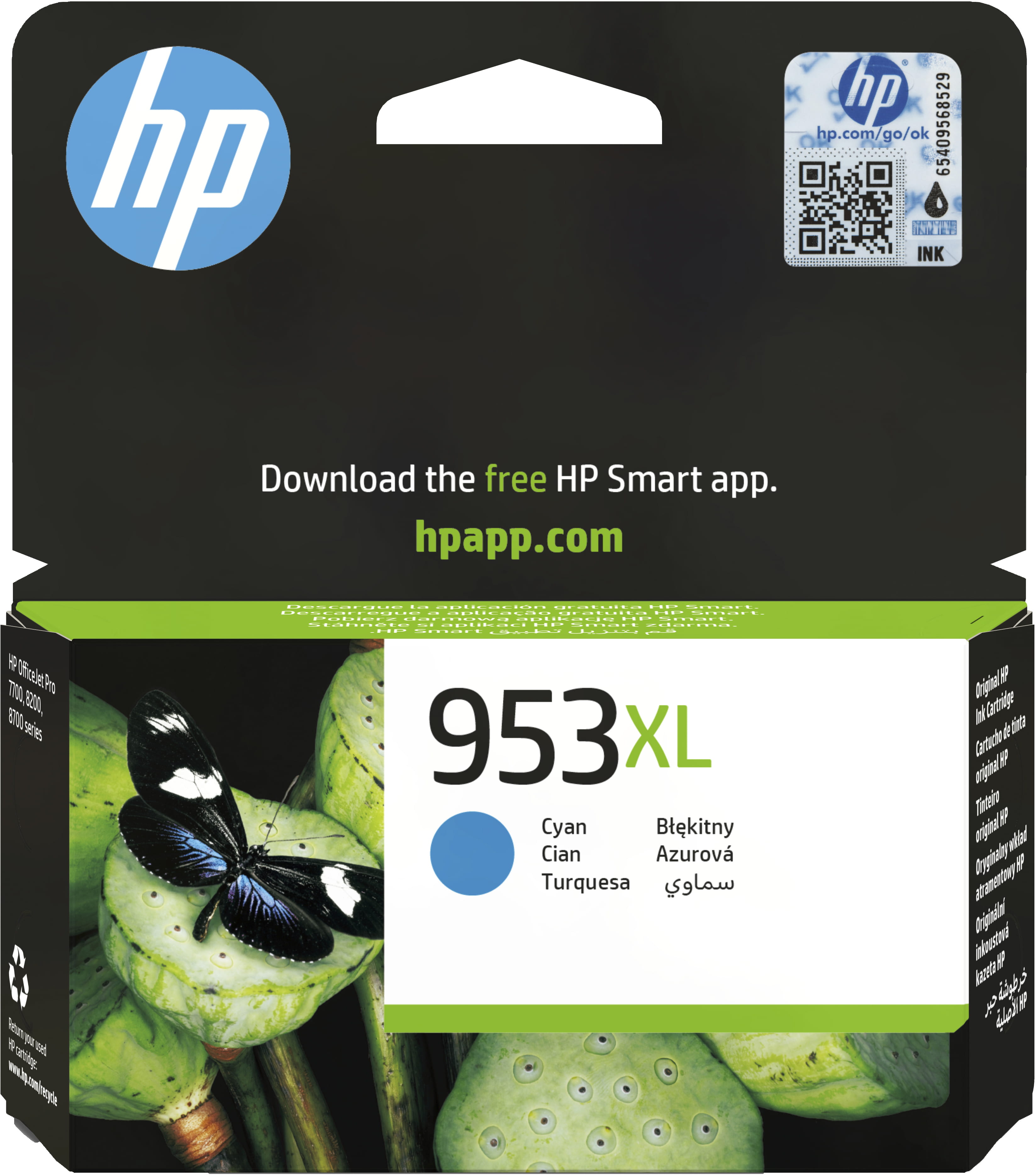 HP 953XL - 18 ml - Hohe Ergiebigkeit - Cyan - original