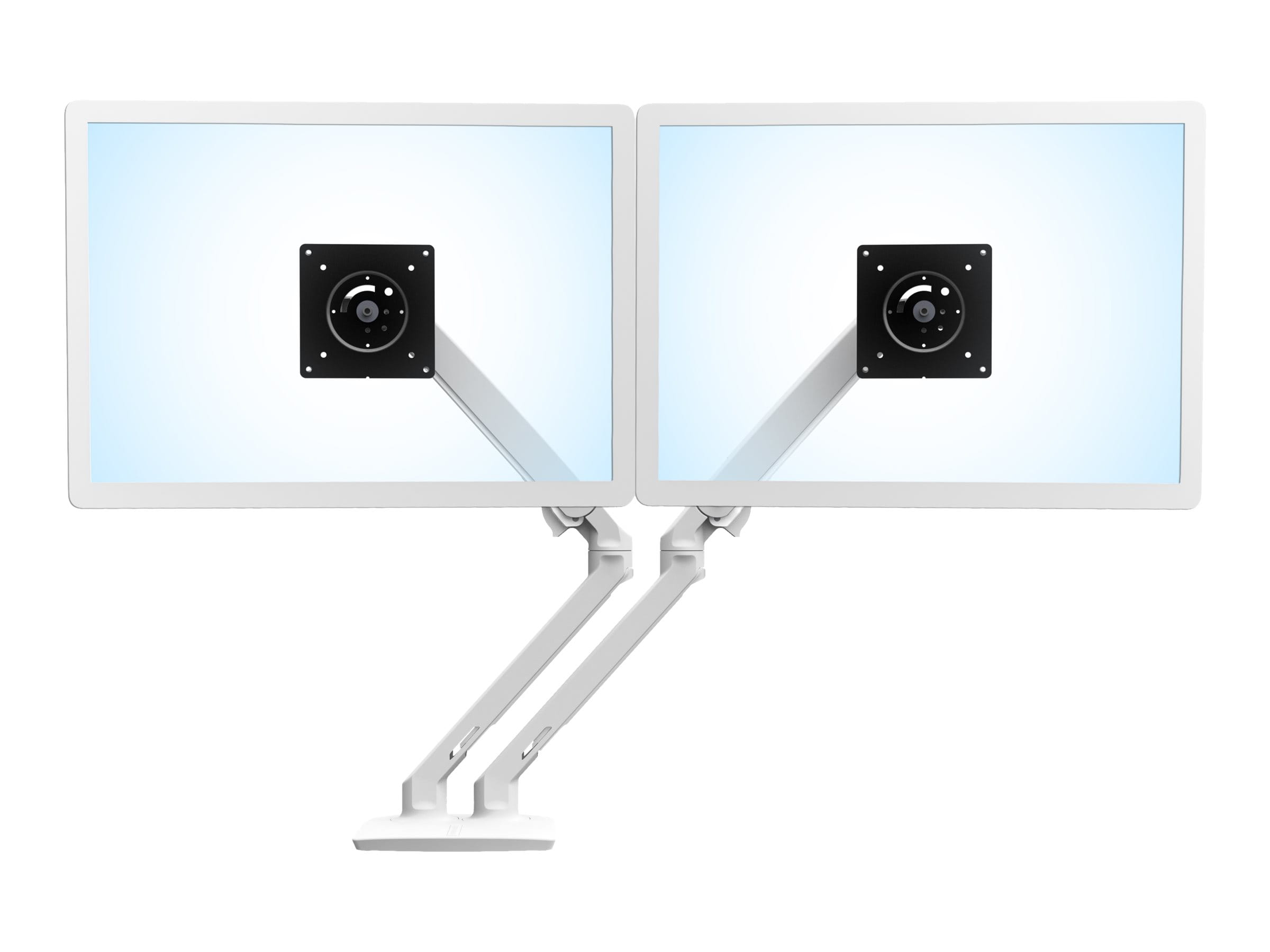 Ergotron MXV Desk Dual Monitor Arm - Befestigungskit für 2 Monitore (einstellbarer Arm)
