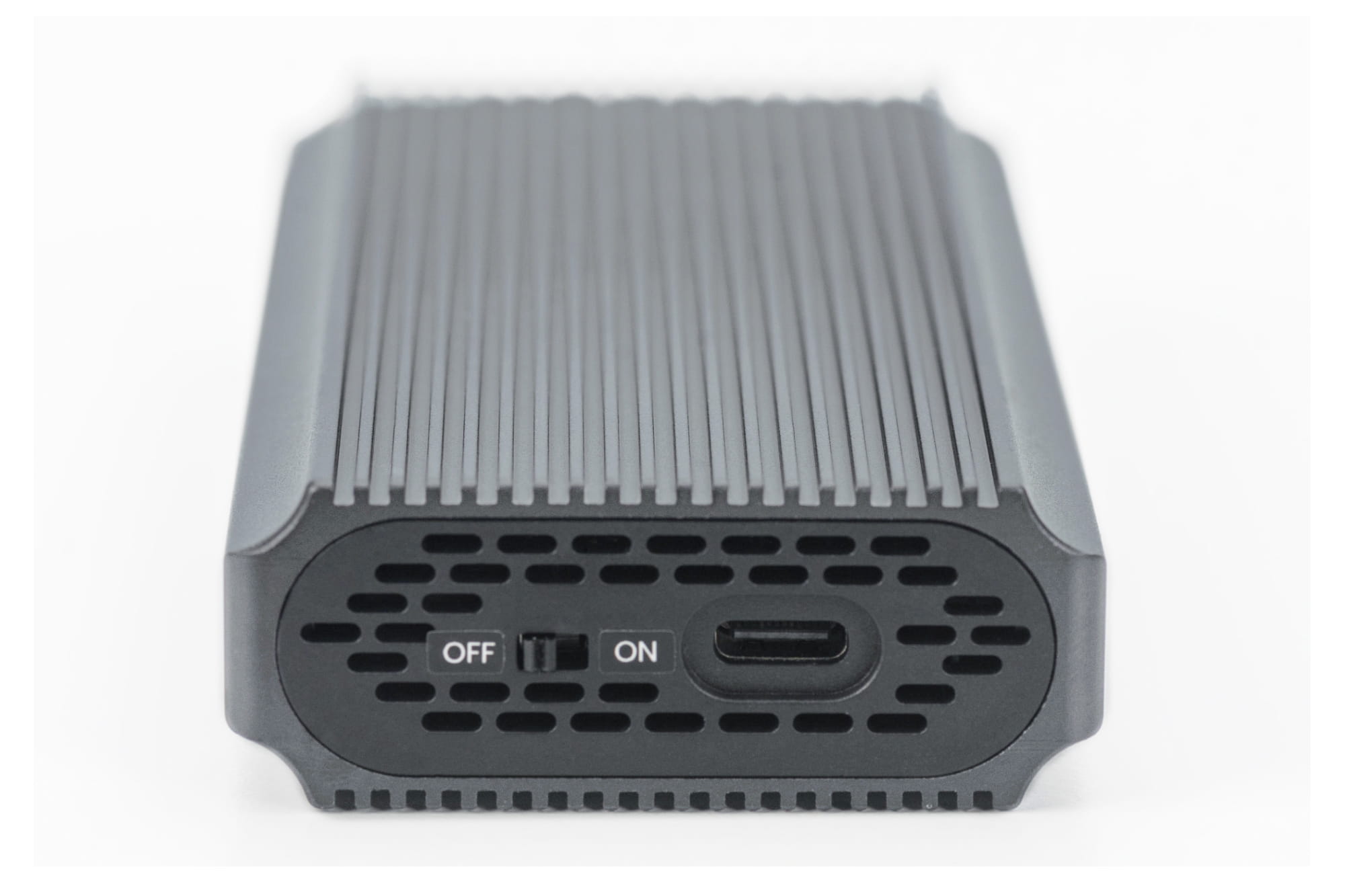 DIGITUS USB M.2 Festplattengehäuse, SSD, extern, NVMe, 40Gbps, USB 4.0, Aluminium, werkzeugfrei