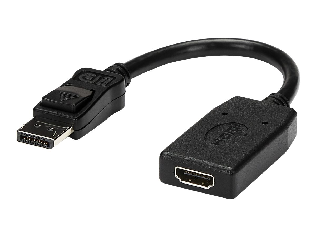 StarTech.com DisplayPort auf HDMI Video Adapter / Konverter - DP zu HDMI mit bis zu 1920x1200 - DP / HDMI Länge 24cm (Stecker/Buchse)