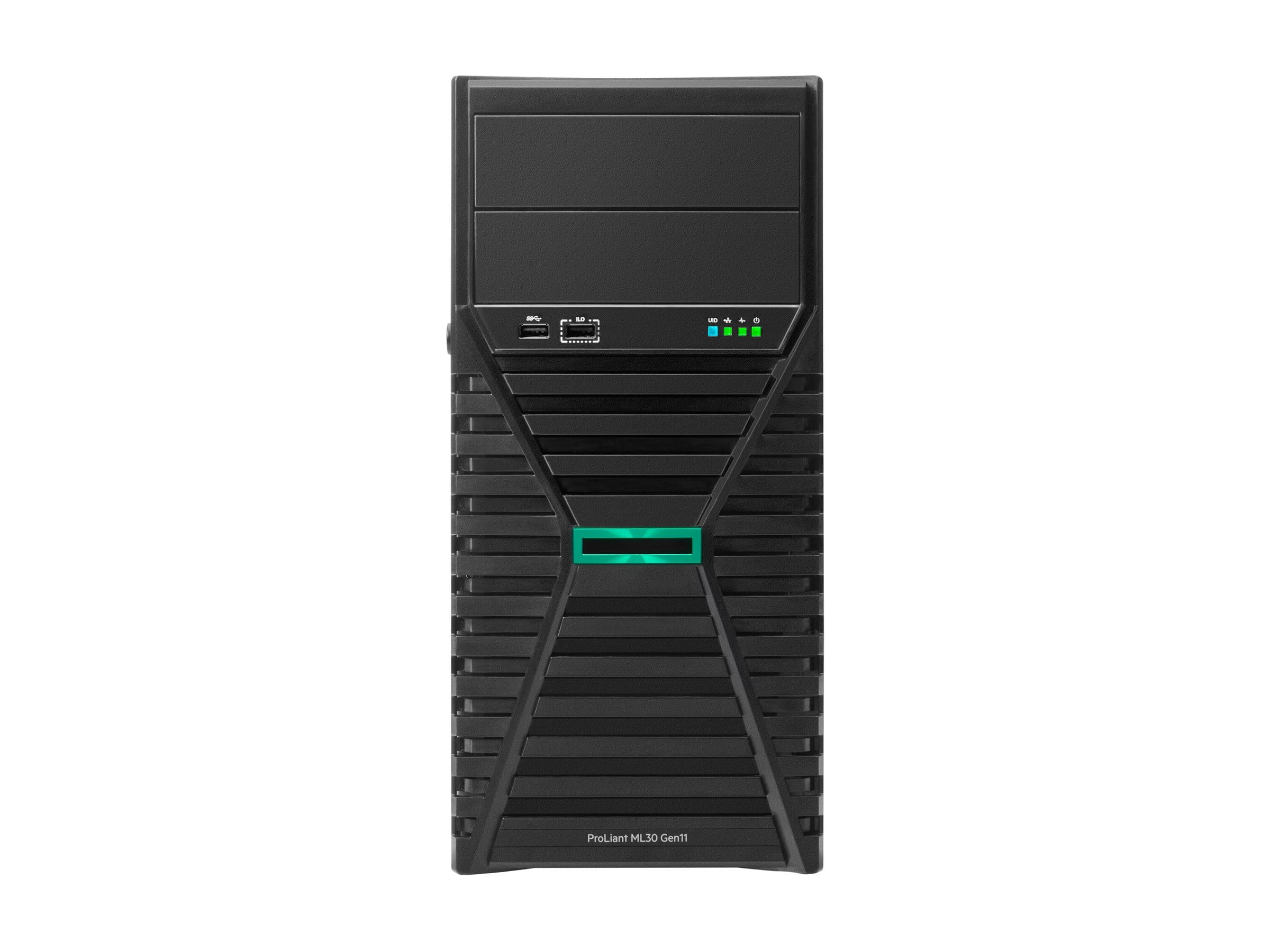 HPE ProLiant ML30 Gen11 Performance - Server - Tower - 4U - 1-Weg - 1 x Xeon E-2434 / 3.4 GHz - RAM 16 GB - SATA - Hot-Swap 6.4 cm (2.5")