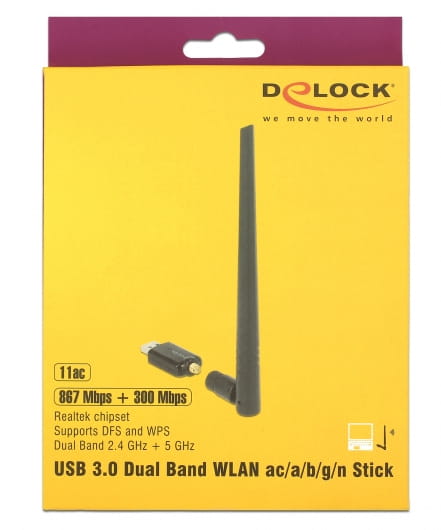 Delock USB 3.0 Dual Band WLAN ac/a/b/g/n Stick