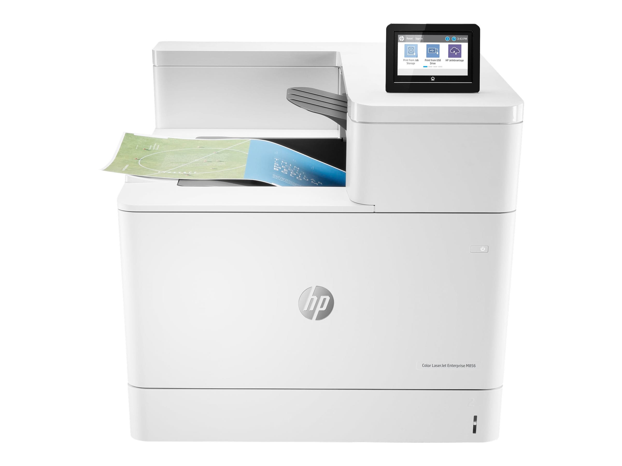 HP Color LaserJet Enterprise M856dn - Drucker - Farbe - Duplex - Laser - A3/Ledger - 1200 x 1200 dpi - bis zu 56 Seiten/Min. (einfarbig)/