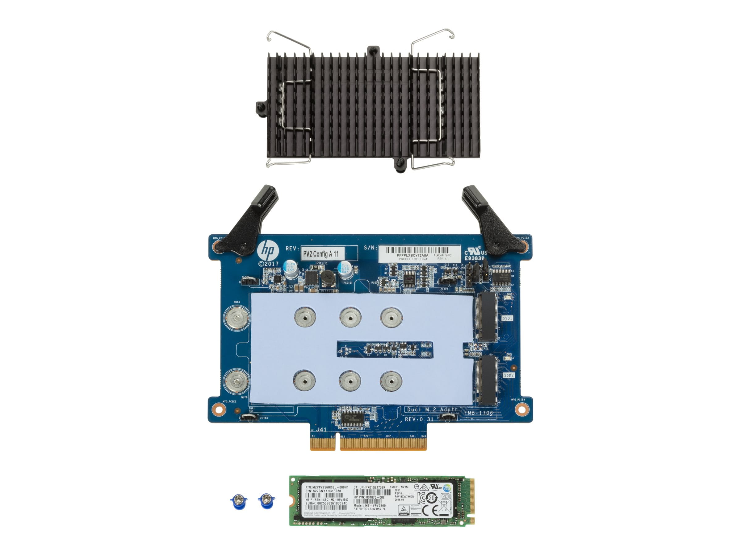 HP Z Turbo Drive - SSD - 2 TB - intern - M.2 - PCIe 4.0 x4 - für Workstation Z2 G9 (SFF, Tower)