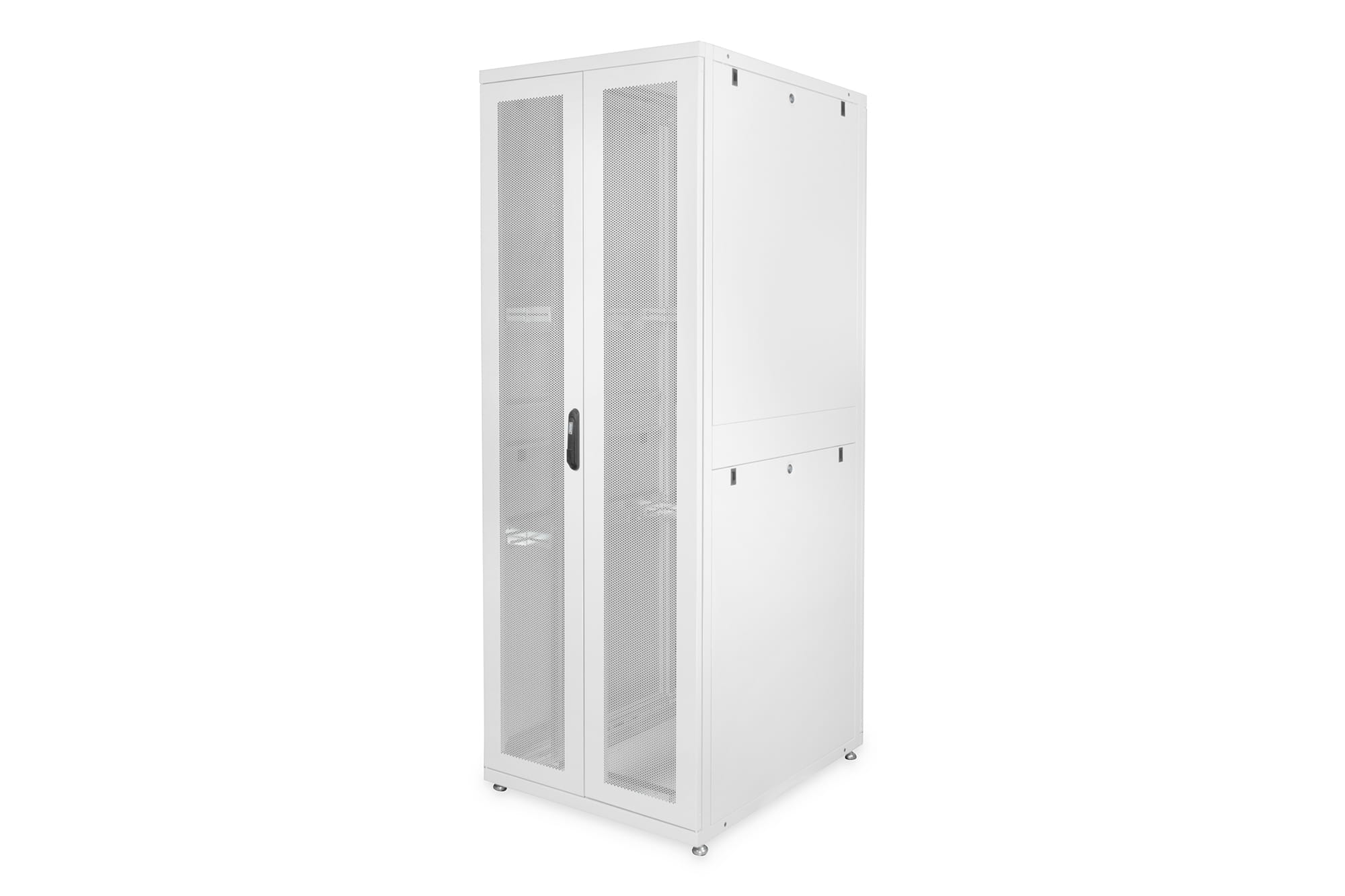 DIGITUS Unique DN-19 SRV-47U-8-1 - Schrank Netzwerkschrank - Hellgrau, RAL 7035 - 47U - 48.3 cm (19")