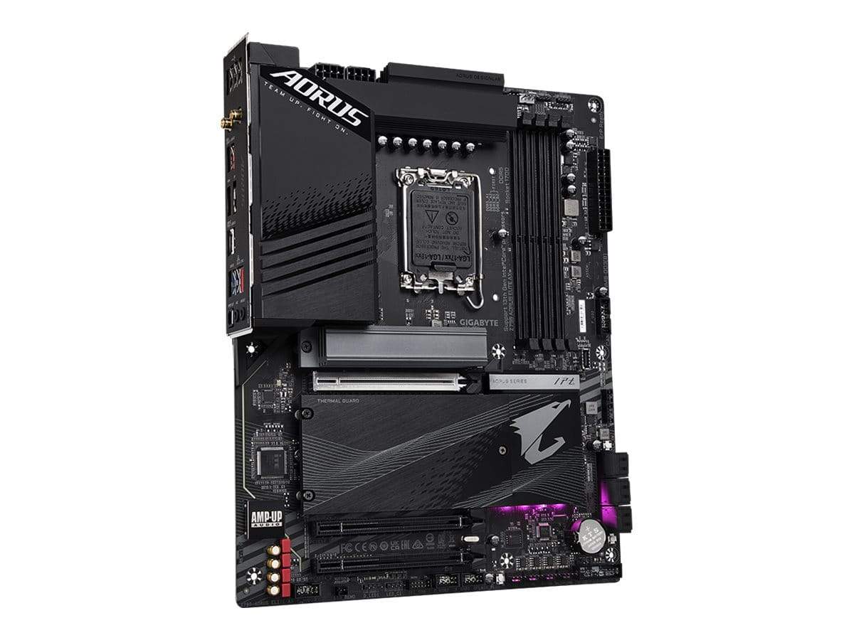 Gigabyte AORUS Z790 ELITE AX - 1.0 - Motherboard - ATX - LGA1700-Sockel - Z790 Chipsatz - USB-C 3.2 Gen 2x2, USB-C 3.2 Gen2, USB 3.2 Gen 1, USB 3.2 Gen 2 - 2.5 Gigabit LAN, Wi-Fi 6E, Bluetooth - Onboard-Grafik (CPU erforderlich)