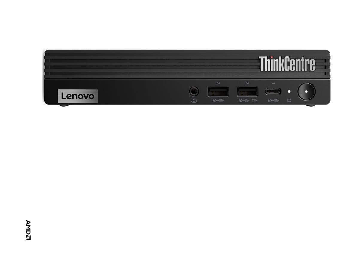 Lenovo ThinkCentre M75q Gen 5 12RQ - Mini - Ryzen 5 8500GE / 3.4 GHz - RAM 16 GB - SSD 512 GB - TCG Opal Encryption 2, NVMe - Radeon 740M - 1GbE, Wi-Fi 6E, Bluetooth 5.3 - WLAN: 802.11a/b/g/n/ac/ax (Wi-Fi 6E)