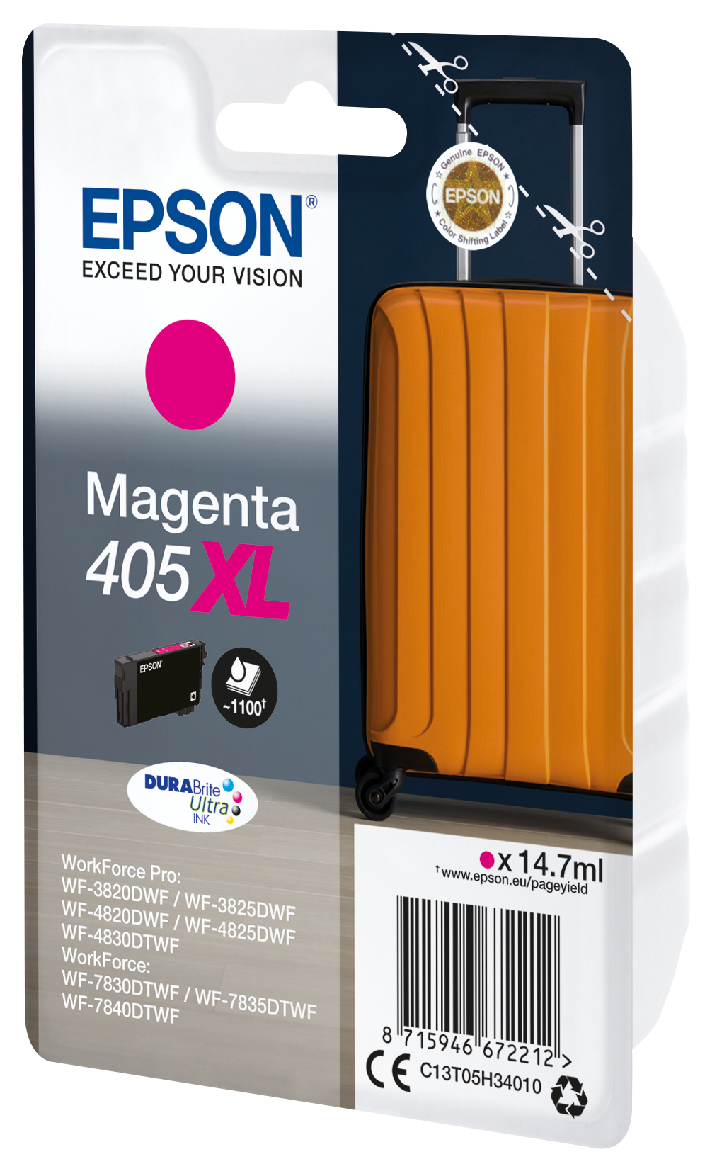 Epson 405XL - 14.7 ml - XL - Magenta - original