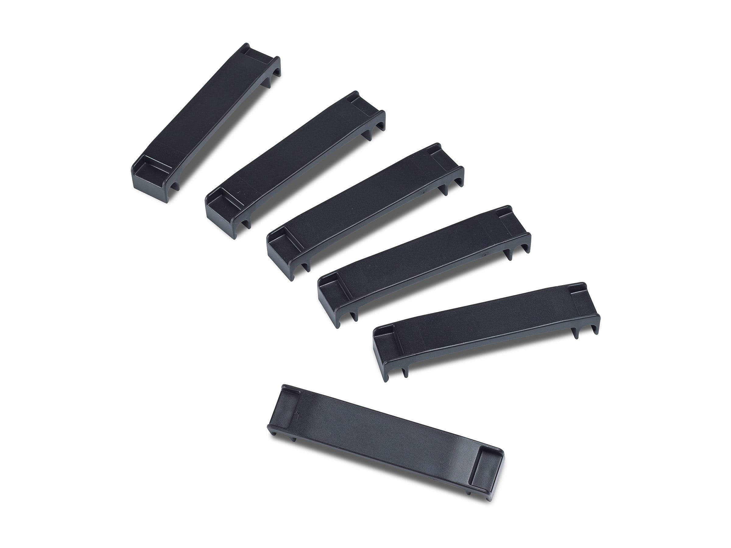 APC Kabelhalteschiene - Schwarz - TAA-konform (Packung mit 6)