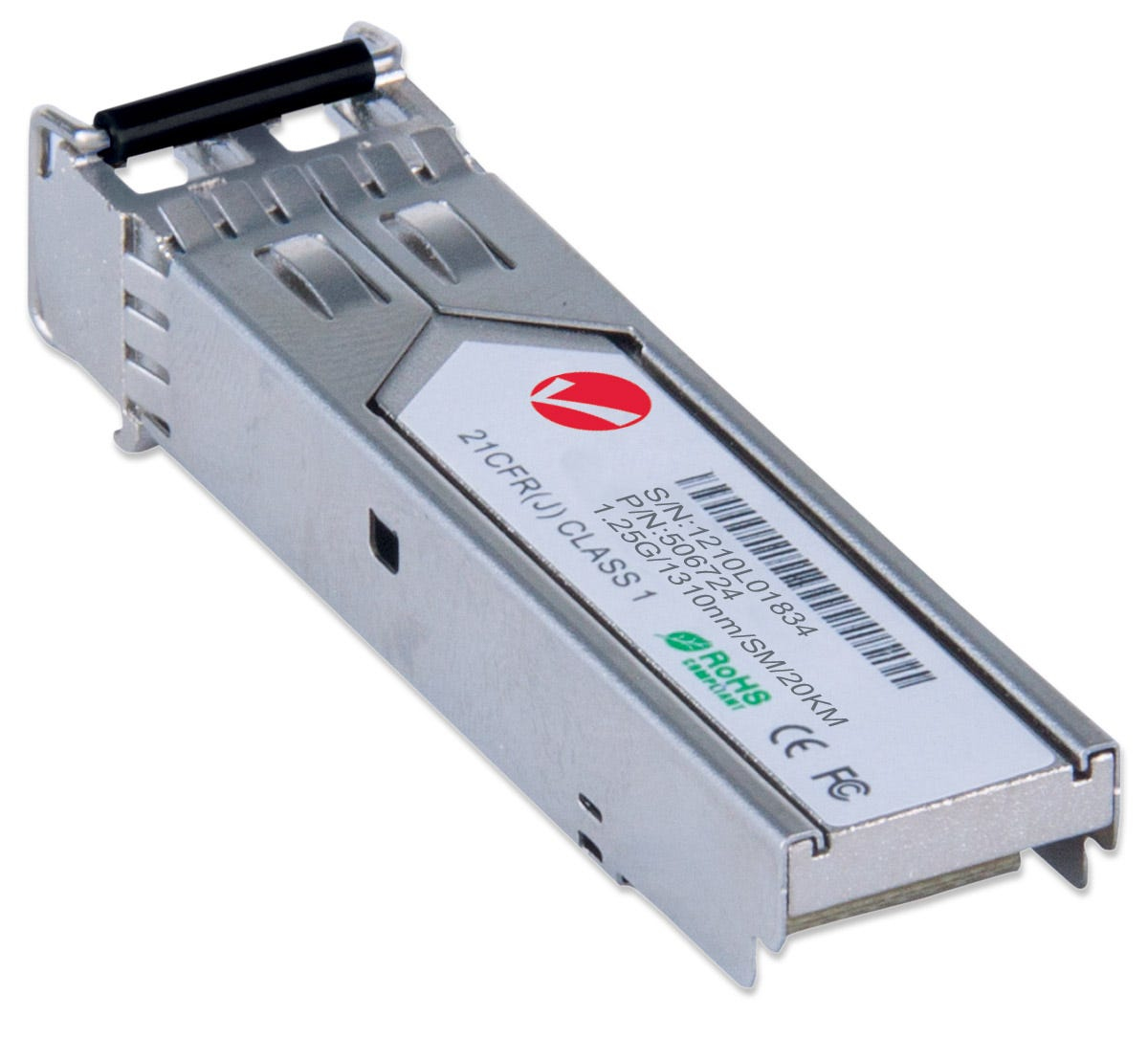 Intellinet Transceiver Module Optical, Gigabit Ethernet SFP Mini-GBIC, 1000Base-Lx (LC)