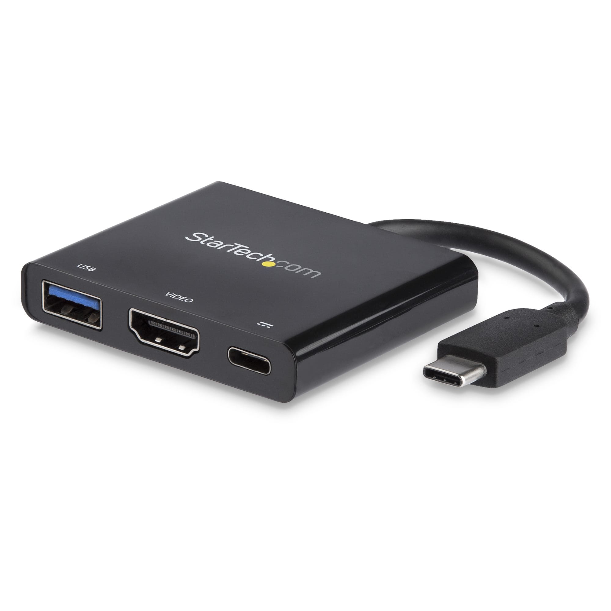 StarTech.com USB-C to HDMI Adapter - 4K 30Hz - Thunderbolt 3 Compatible - with Power Delivery (USB PD)