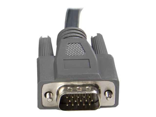 StarTech.com 3m ultradünnes USB VGA 2-in-1-KVM-Kabel - Tastatur- / Video- / Maus- (KVM-)