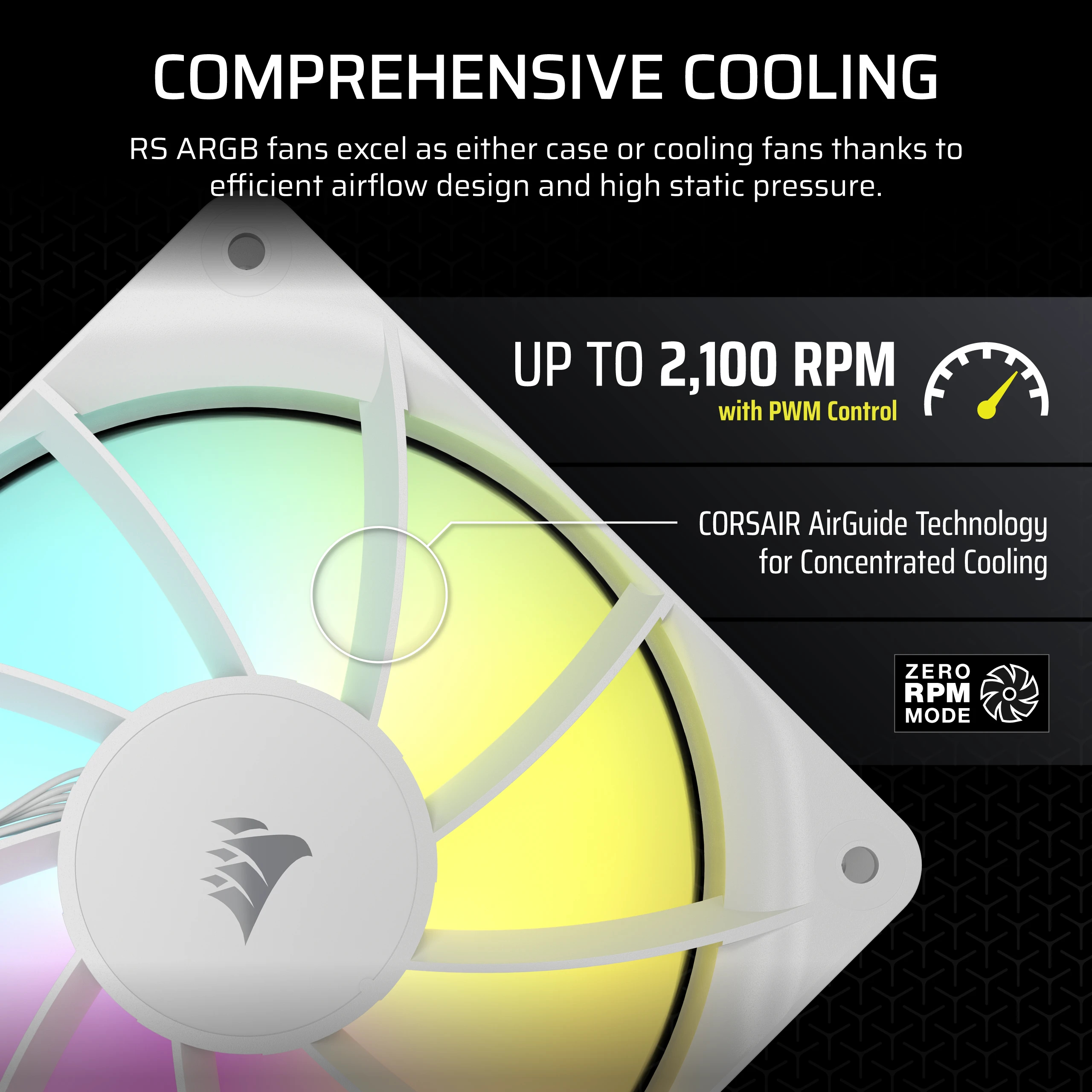 Corsair RS120 ARGB - Gehäuselüfter - 120 mm