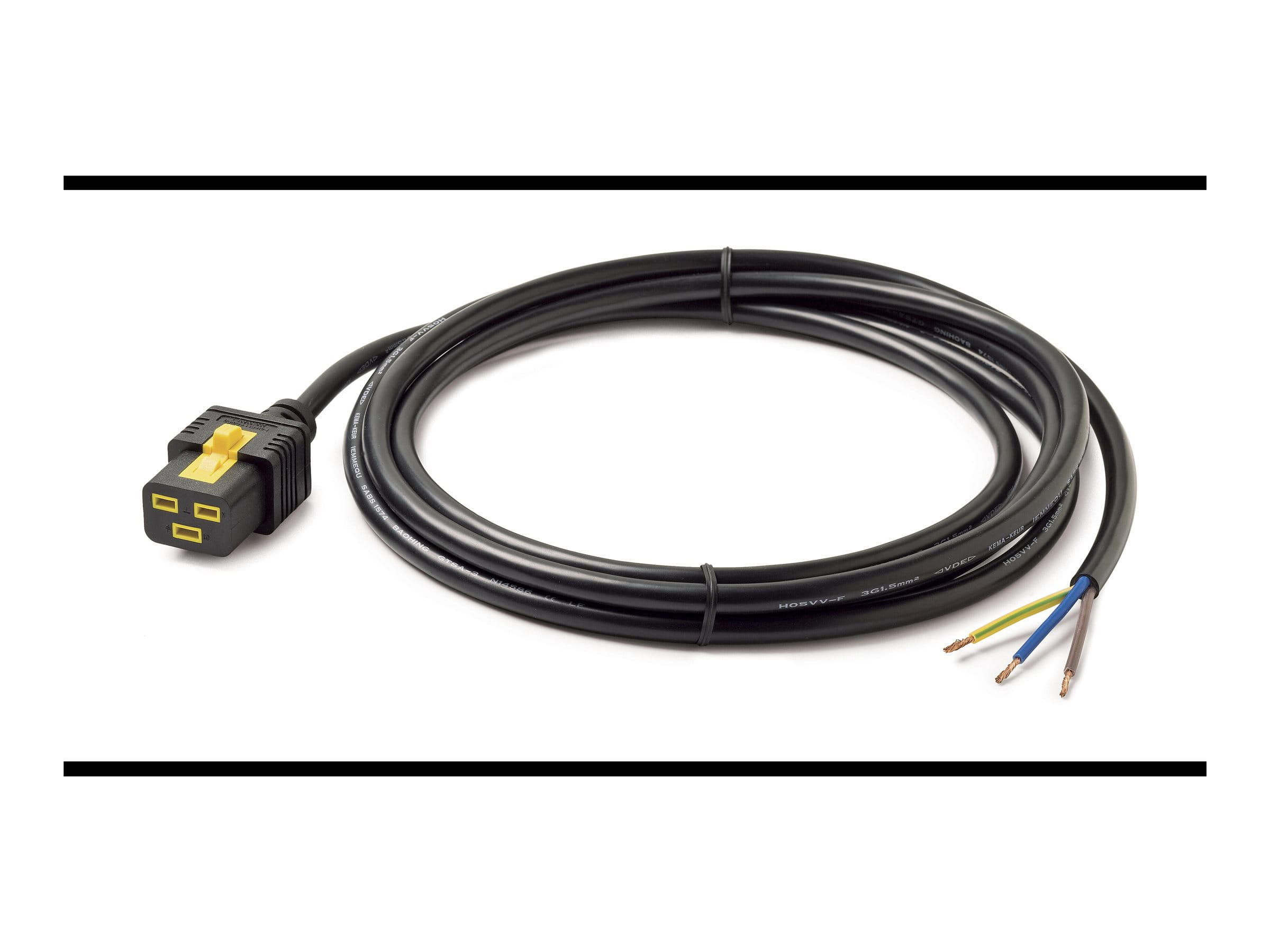 APC Stromkabel - IEC 60320 C19 zu Hardwire 3-Wire