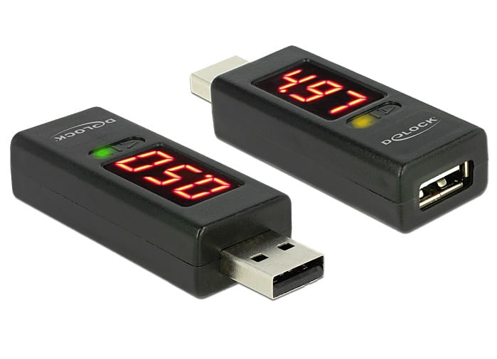 Delock USB-Spannungs-/Stromzähler - USB Typ A