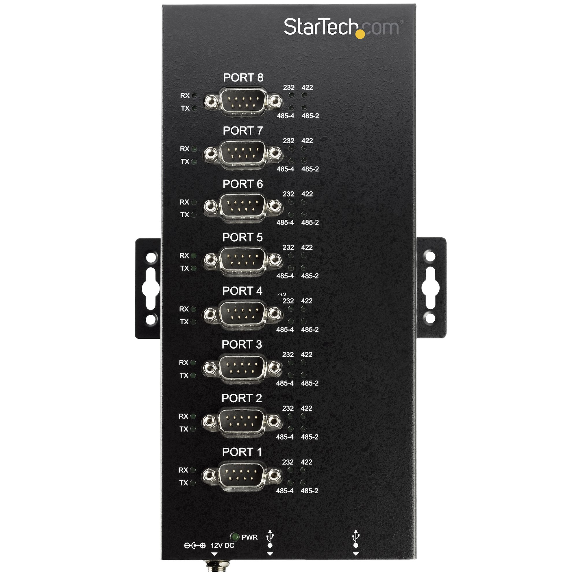 StarTech.com 8 Port industrieller USB auf RS232/ 422/ 485 Serieller Adapter