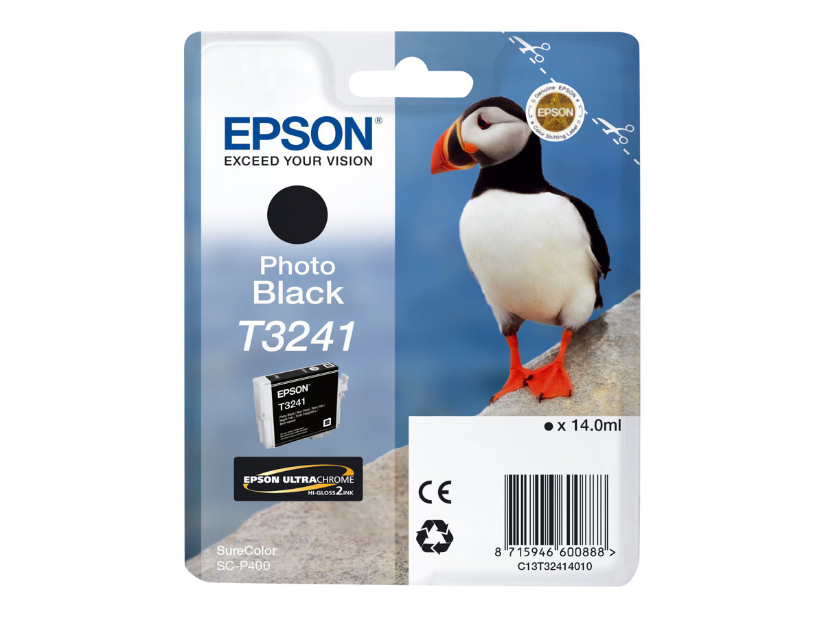 Epson T3241 - 14 ml - Schwarz - original - Tintenpatrone
