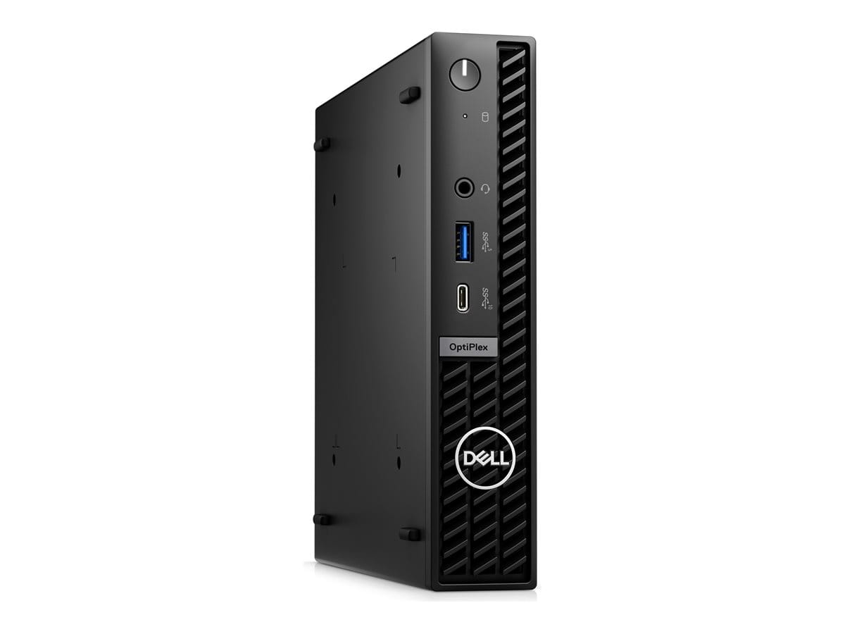 Dell OptiPlex 7020 (version 2024) - Micro - Core i3 i3-14100T / 2.7 GHz - RAM 8 GB - SSD 512 GB - NVMe, Class 25 - UHD Graphics 730 - 1GbE, Bluetooth, Wi-Fi 6E - WLAN: Bluetooth, 802.11a/b/g/n/ac/ax (Wi-Fi 6E)