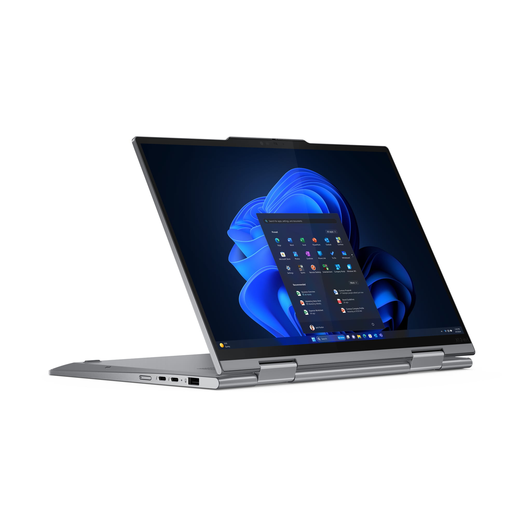 Lenovo ThinkPad X1 2-in-1 Gen 9 21KE - Flip-Design - Intel Core Ultra 7 155U / 1.7 GHz - Evo - Win 11 Pro - Intel Graphics - 32 GB RAM - 1 TB SSD TCG Opal Encryption 2, NVMe, Performance - 35.6 cm (14")