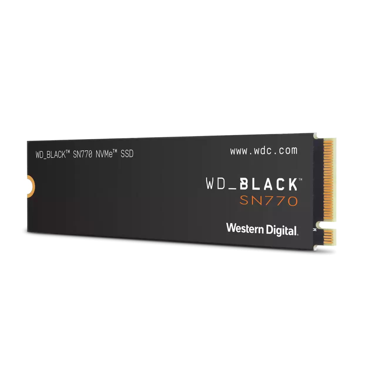 WD WD_BLACK SN770 WDS100T3X0E-00B3N0 - SSD - 1 TB - intern - M.2 2280 - PCIe 4.0 x4 (NVMe)