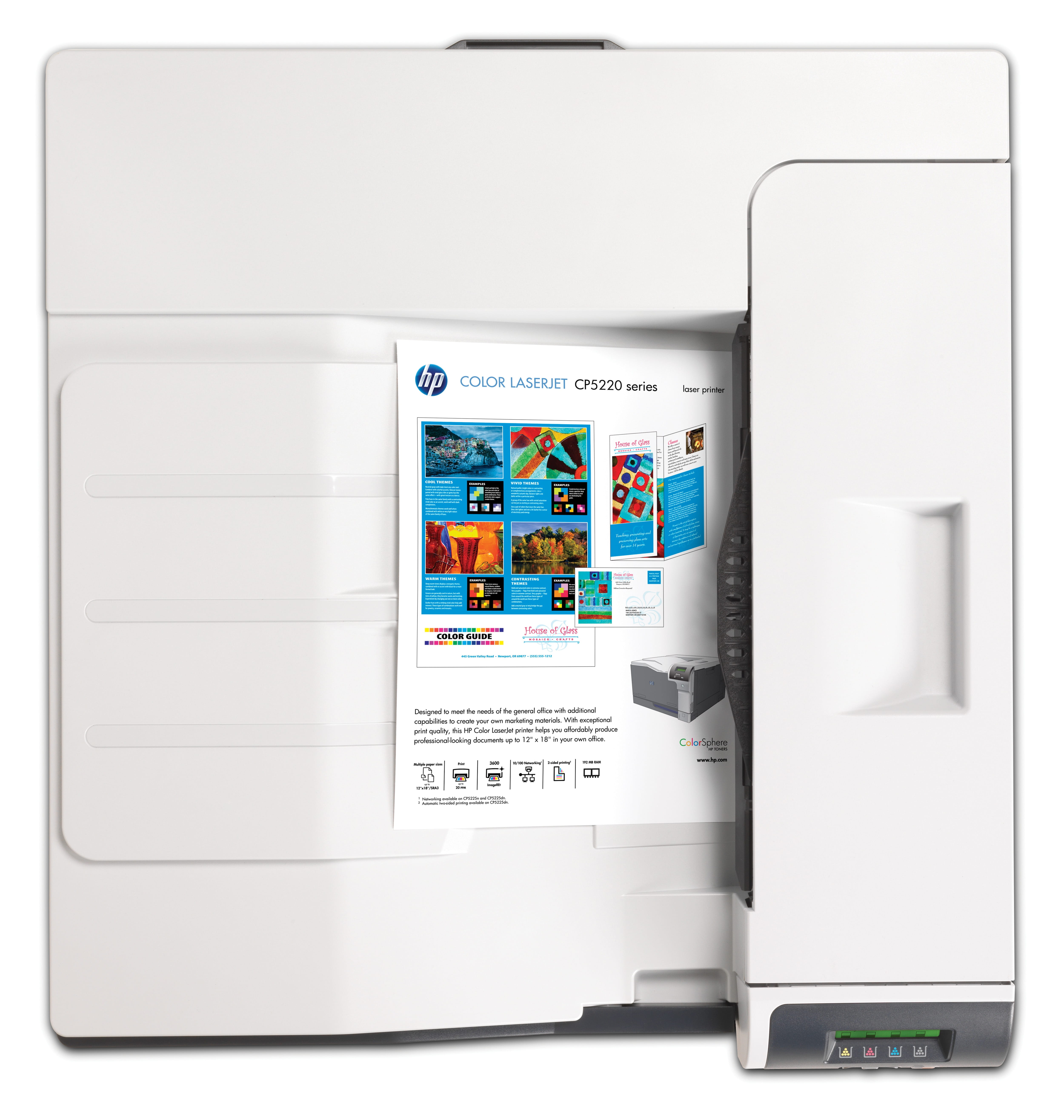HP Color LaserJet Professional CP5225 - Drucker - Farbe - Laser - A3 - 600 dpi - bis zu 20 Seiten/Min. (einfarbig)/
