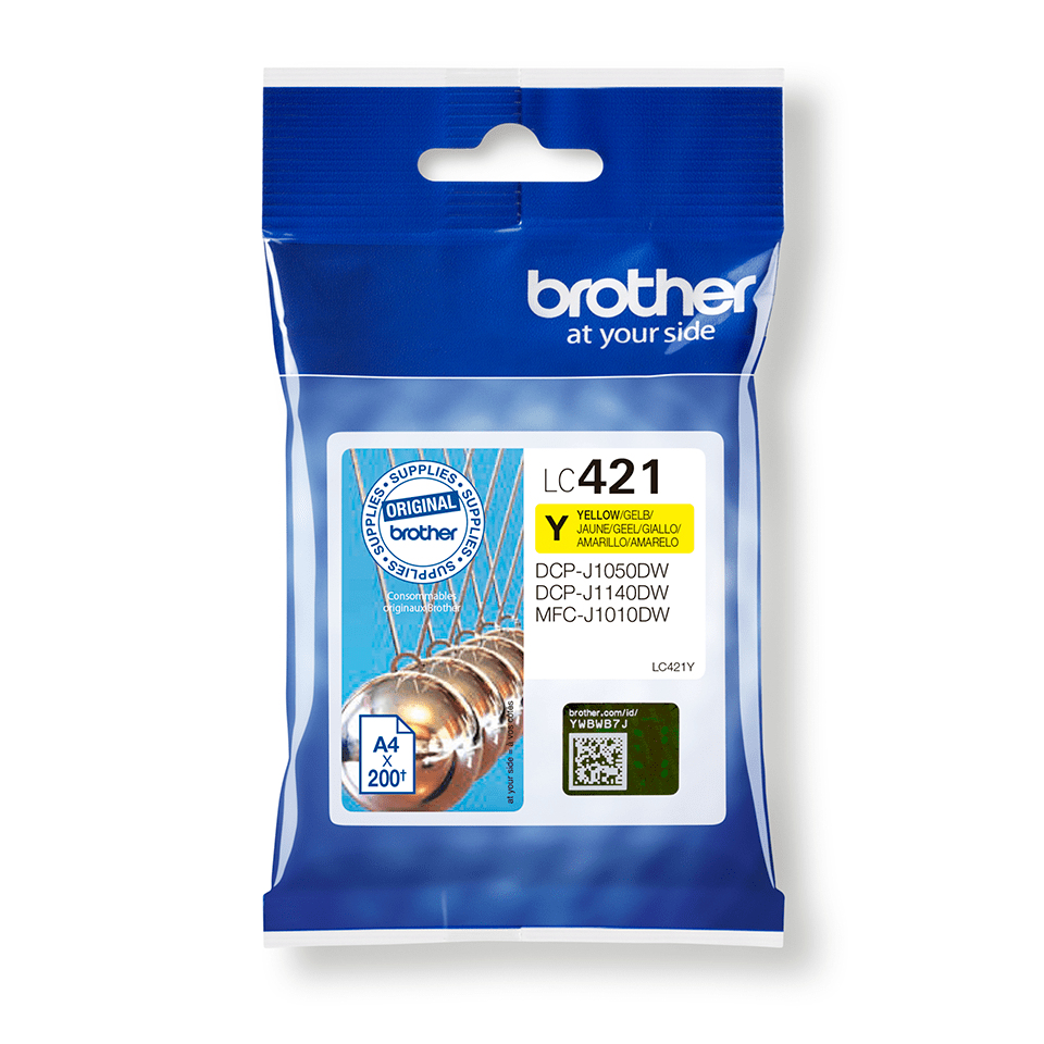 Brother LC421Y - Gelb - original - Tintenpatrone