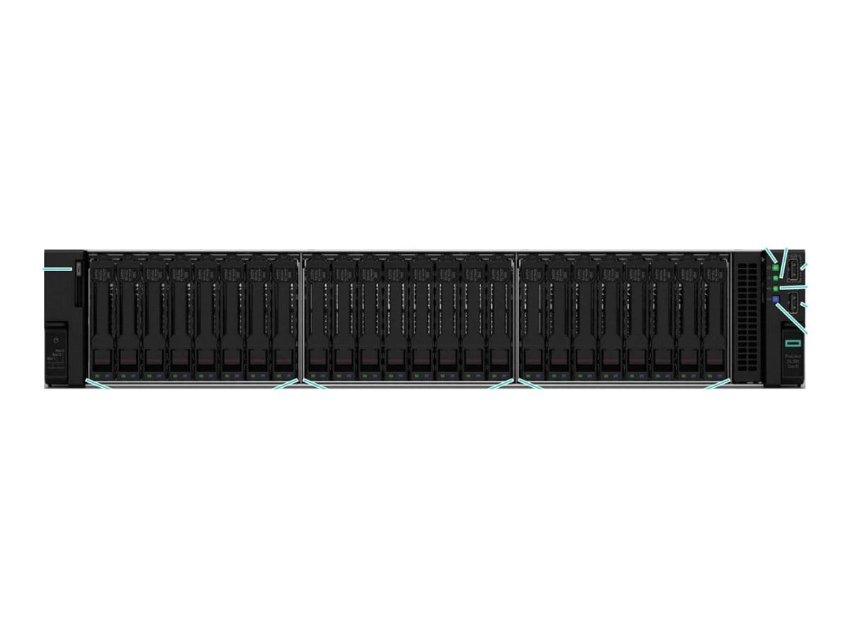 HPE ProLiant DL385 Gen11 - Server - Rack-Montage - 2U - zweiweg - 1 x EPYC 9015 / 3.6 GHz - RAM 64 GB - SATA/SAS/NVMe - Hot-Swap 6.4 cm (2.5")