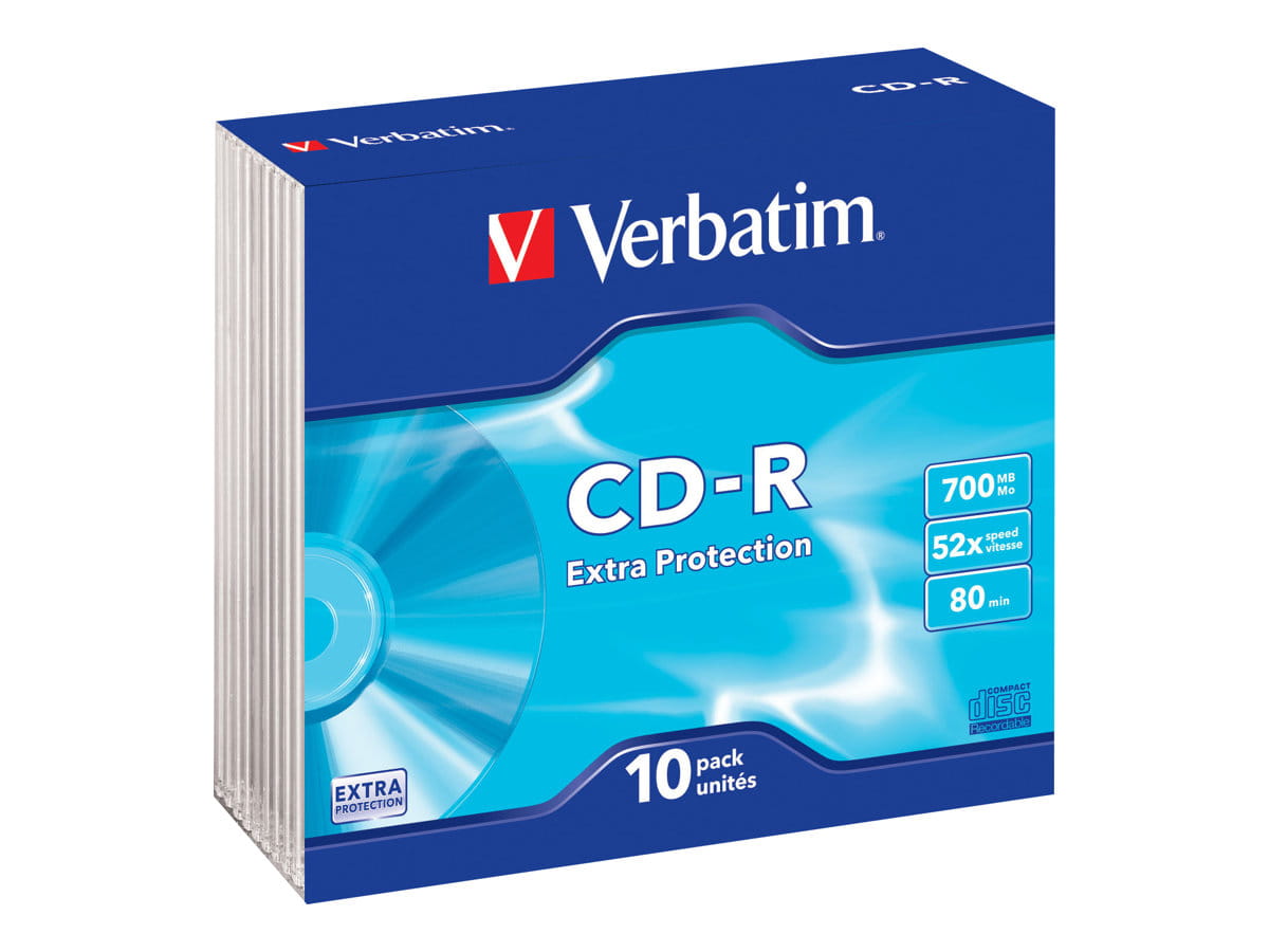 Verbatim 10 x CD-R - 700 MB (80 Min) 52x