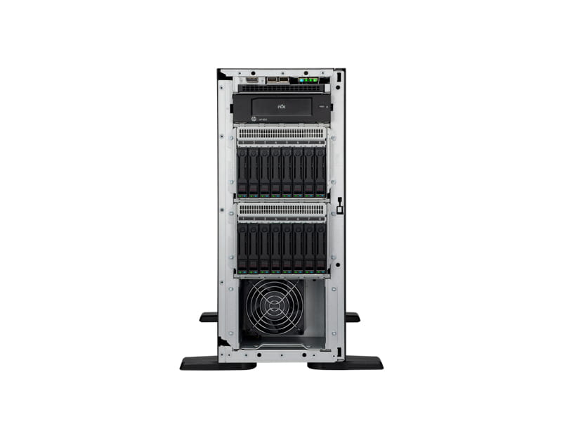 HPE ProLiant ML110 Gen11 - Server - Tower - 4.5U - 1-Weg - 1 x Xeon Silver 4510 / 2.4 GHz - RAM 32 GB - SATA/NVMe - Hot-Swap 8.9 cm (3.5") (Smart Choice)