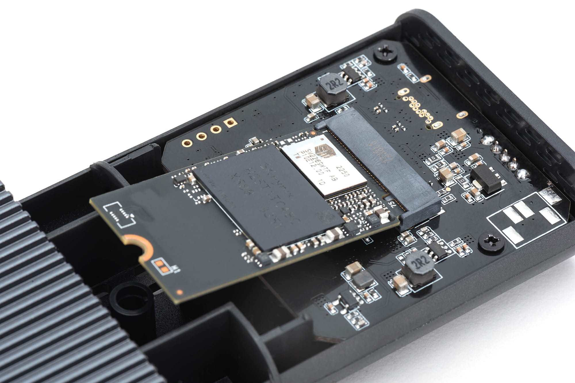 DIGITUS USB M.2 Festplattengehäuse, SSD, extern, NVMe, 40Gbps, USB 4.0, Aluminium, werkzeugfrei