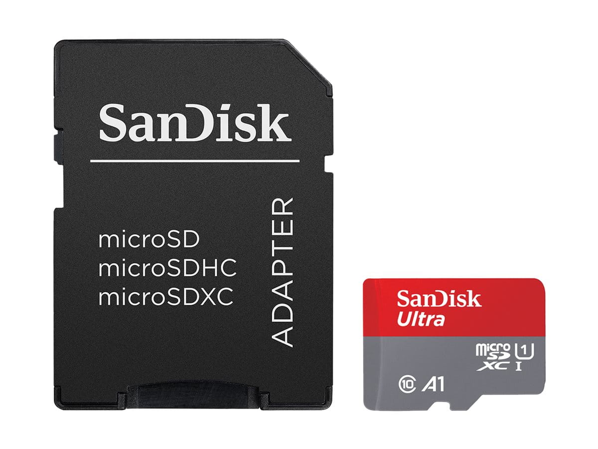 SanDisk Ultra - Flash-Speicherkarte (microSDXC-an-SD-Adapter inbegriffen)