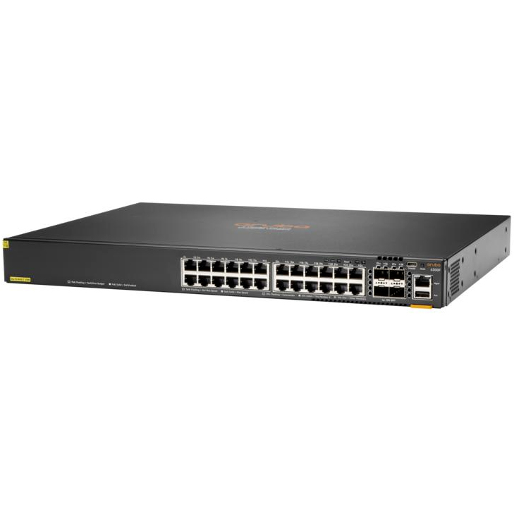 HPE Aruba Networking CX 6200F 24G 4SFP Switch - managed