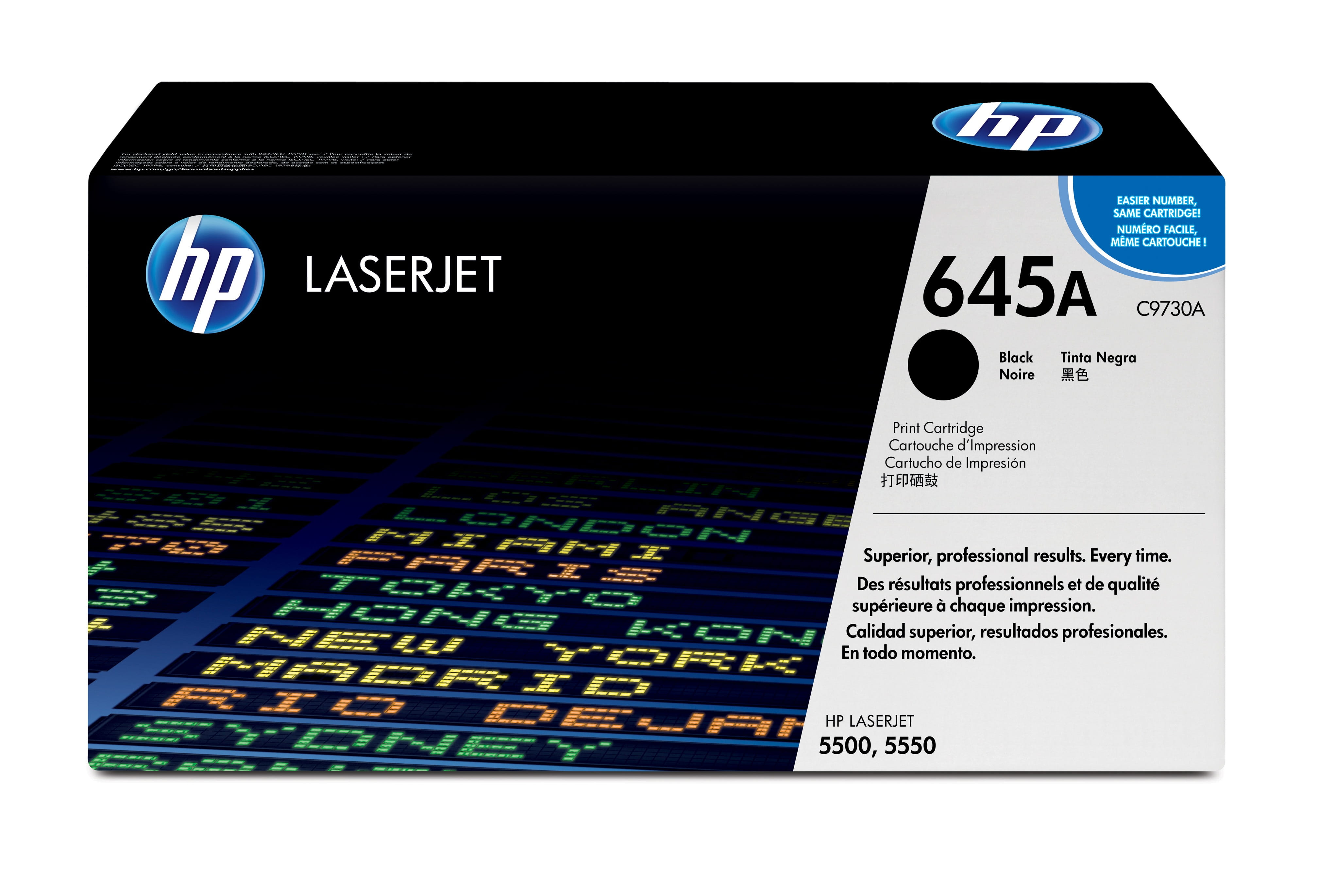 HP 645A - Schwarz - original - LaserJet - Tonerpatrone (C9730A)