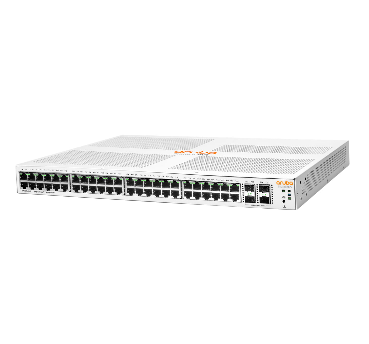 HPE Networking Instant On 1930 48G Class4 PoE 4SFP/SFP+ 370W Switch - Switch - L3 - managed - 48 x 10/100/1000 (PoE)