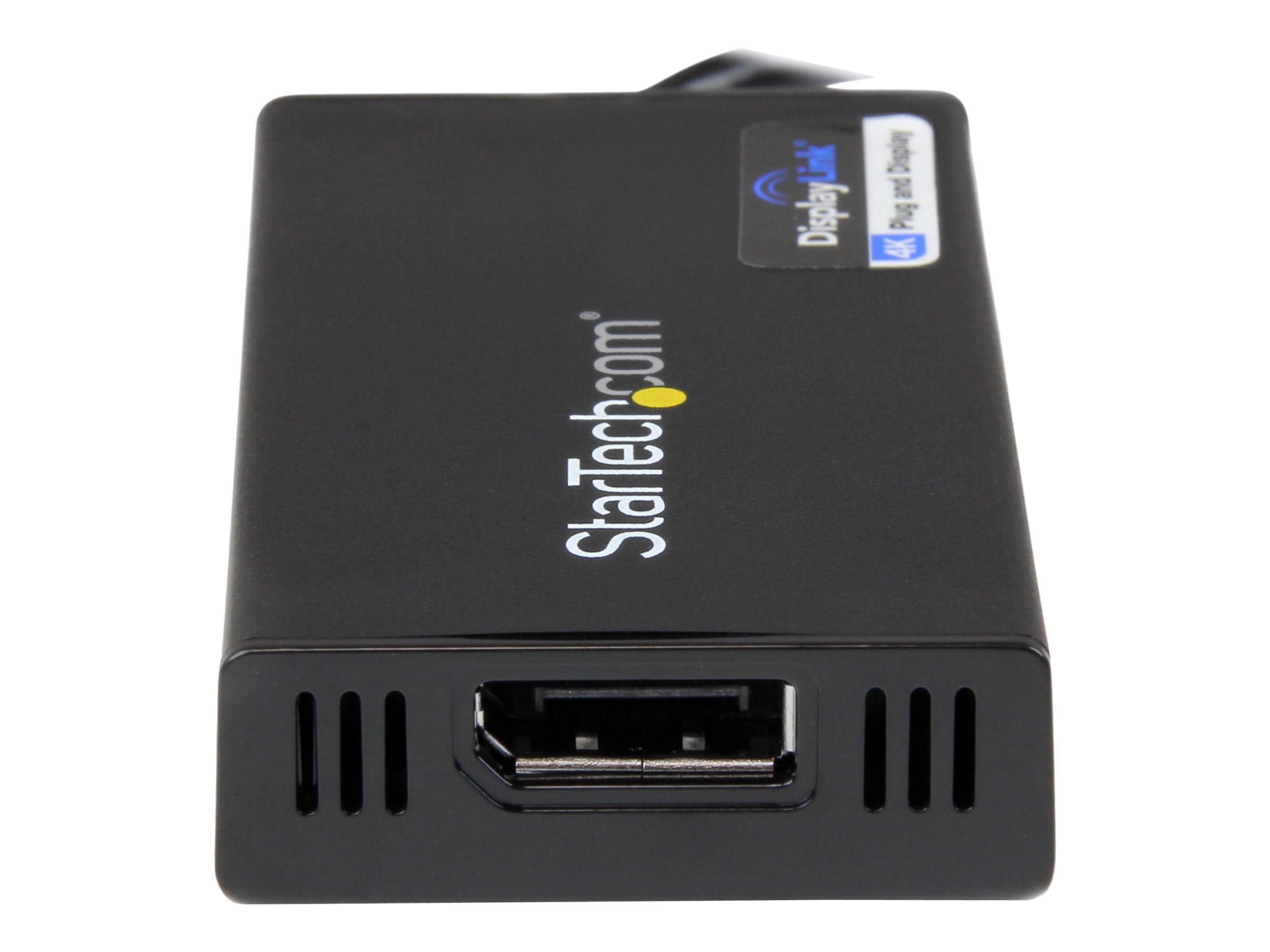 StarTech.com USB 3.0 auf Displayport Adapter - Externe Monitor Grafikkarte DisplayLink zertifiziert - Ultra HD 4k - USB/DisplayPort-Adapter - TAA-konform - USB Typ A (M)