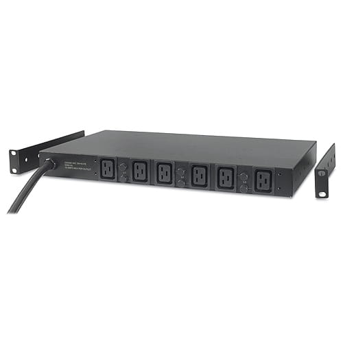 APC Basic Rack PDU - Steckdosenleiste (Rack - einbaufähig) - Wechselstrom 208 V - 3 Phasen - Eingabe, Eingang Hubbell CS8365C - Ausgangsanschlüsse: 6 (IEC 60320 C19)