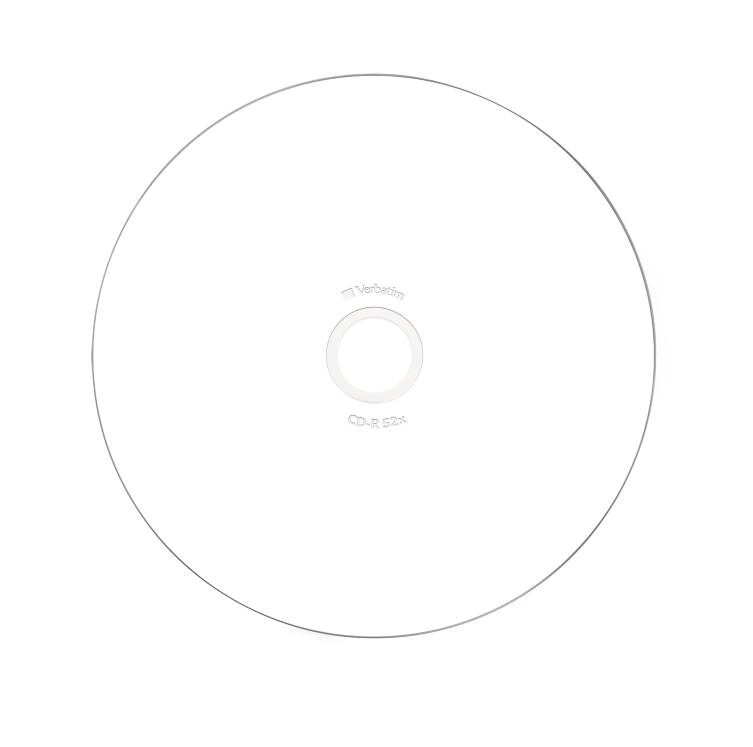 Verbatim 10 x CD-R - 700 MB (80 Min) 52x - mit Tintenstrahldrucker bedruckbare Oberfläche, breite bedruckbare Oberfläche - Jewel Case (Schachtel)
