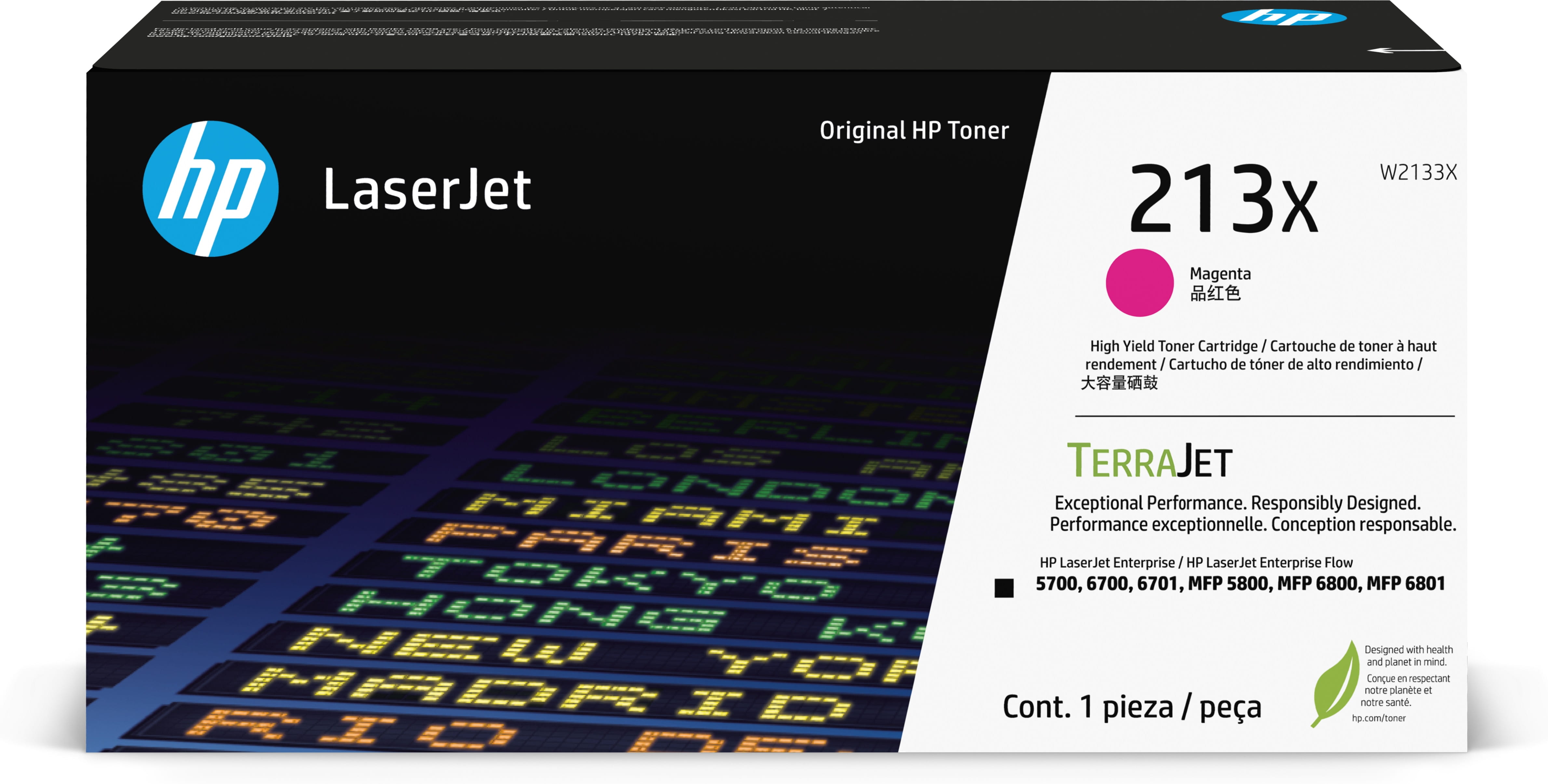 HP 213X - Hohe Ergiebigkeit - Magenta - original - LaserJet - Tonerpatrone (W2133X)