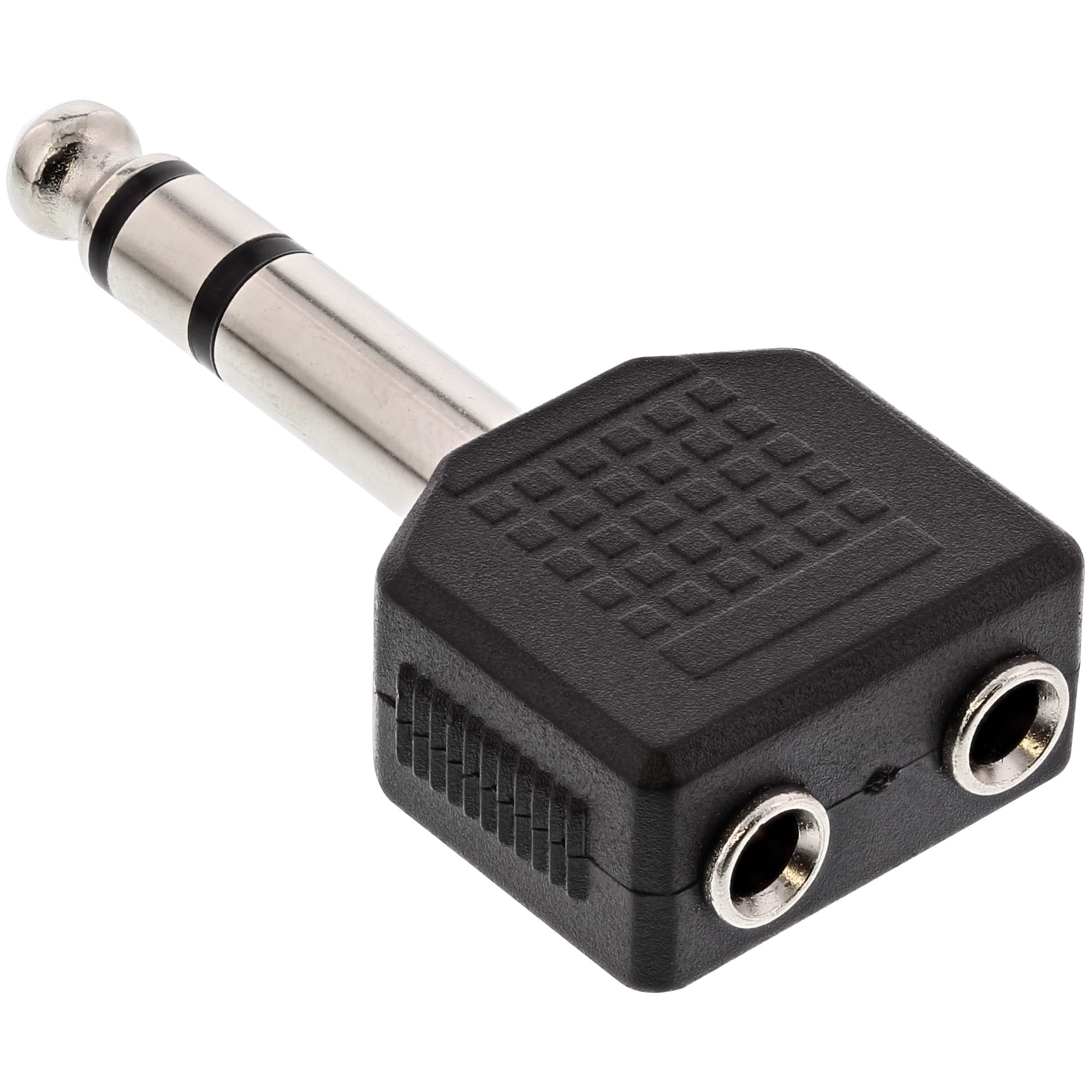 InLine Audio Adapter Stereo - 6,3mm Klinke Stecker an 2x 3,5mm Klinke Buchse