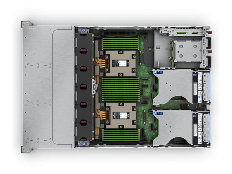 HPE ProLiant DL385 Gen11 - Server - Rack-Montage - 2U - zweiweg - 1 x EPYC 9124 / 3 GHz - RAM 64 GB - SATA/SAS - Hot-Swap 8.9 cm (3.5") (Smart Choice)