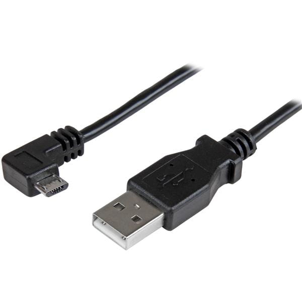 StarTech.com Micro USB Lade/Sync-Kabel - St/St - Micro USB rechtsgewinkelt - 1m - USB auf Micro USB Ladekabel - USB-Kabel - Micro-USB Typ B (M)