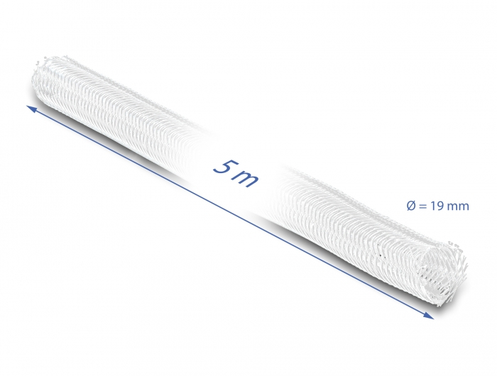 Delock Geflechtschlauch - 19 mm Durchmesser