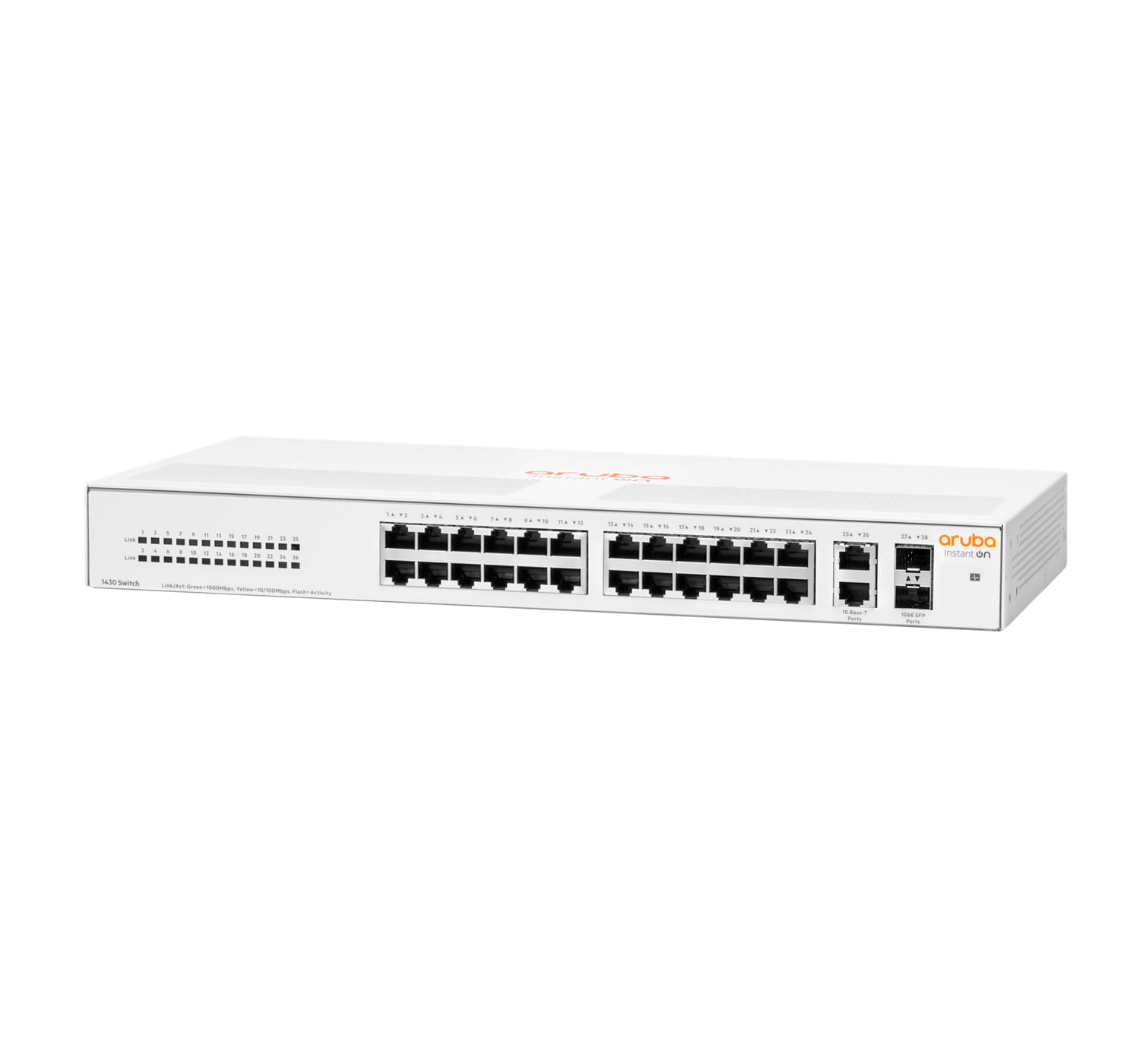 HPE Networking Instant On 1430 26G 2SFP Switch - Switch - unmanaged