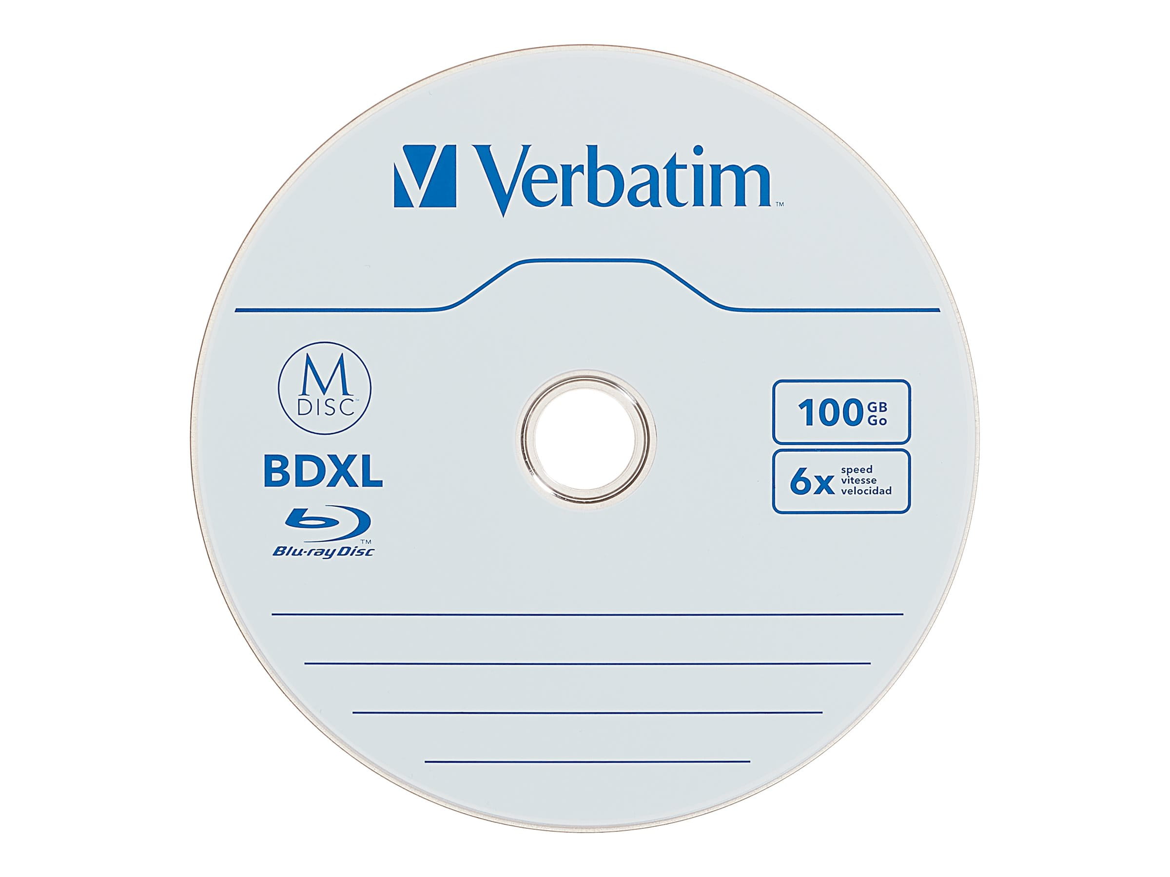 Verbatim M-Disc - 5 x M-DISC BDXL - 100 GB 6x - Jewel Case (Schachtel)