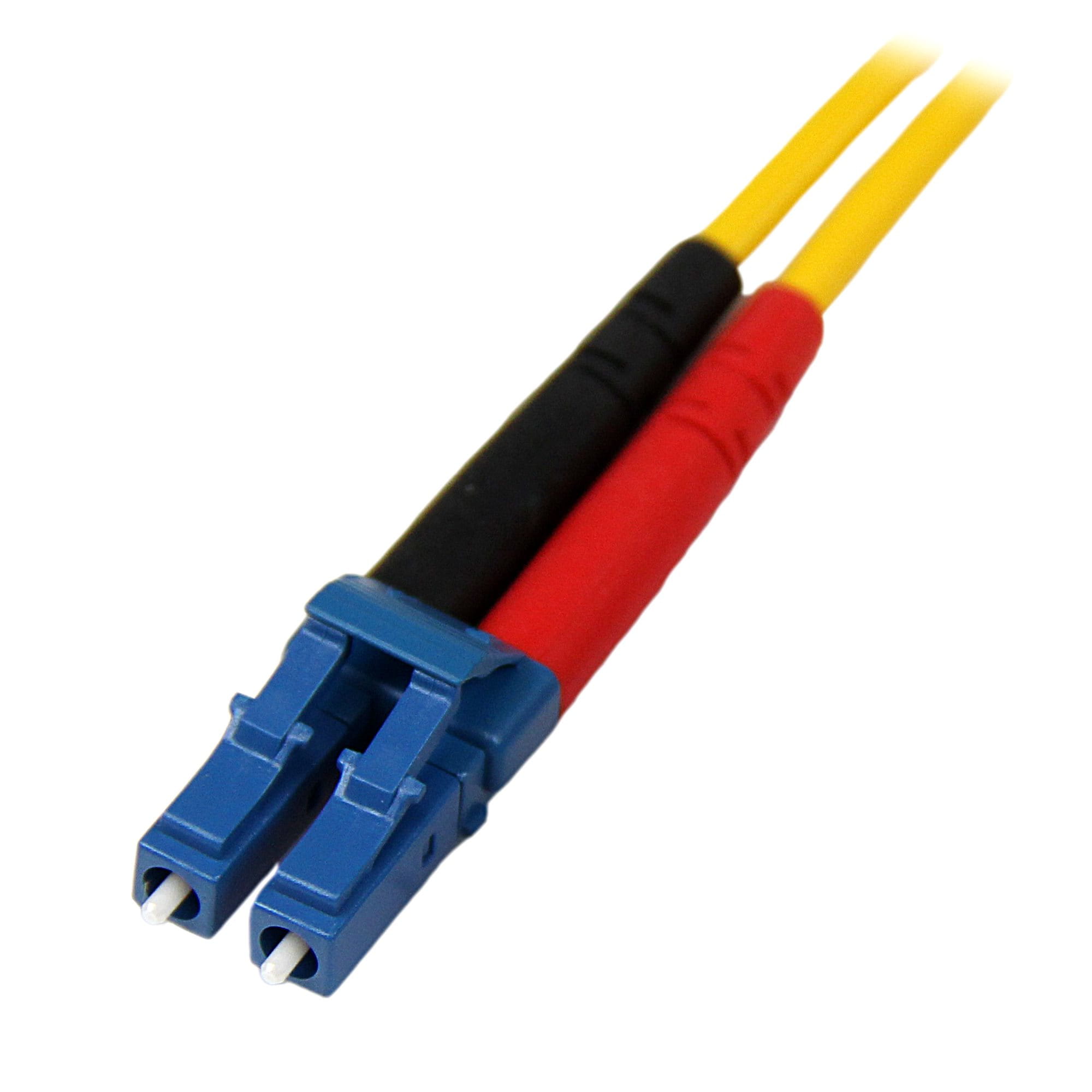 StarTech.com 1m Fiber Optic Cable - Single-Mode Duplex 9/125 - LSZH - LC/LC - OS1 - LC to LC Fiber Patch Cable (SMFIBLCLC1)