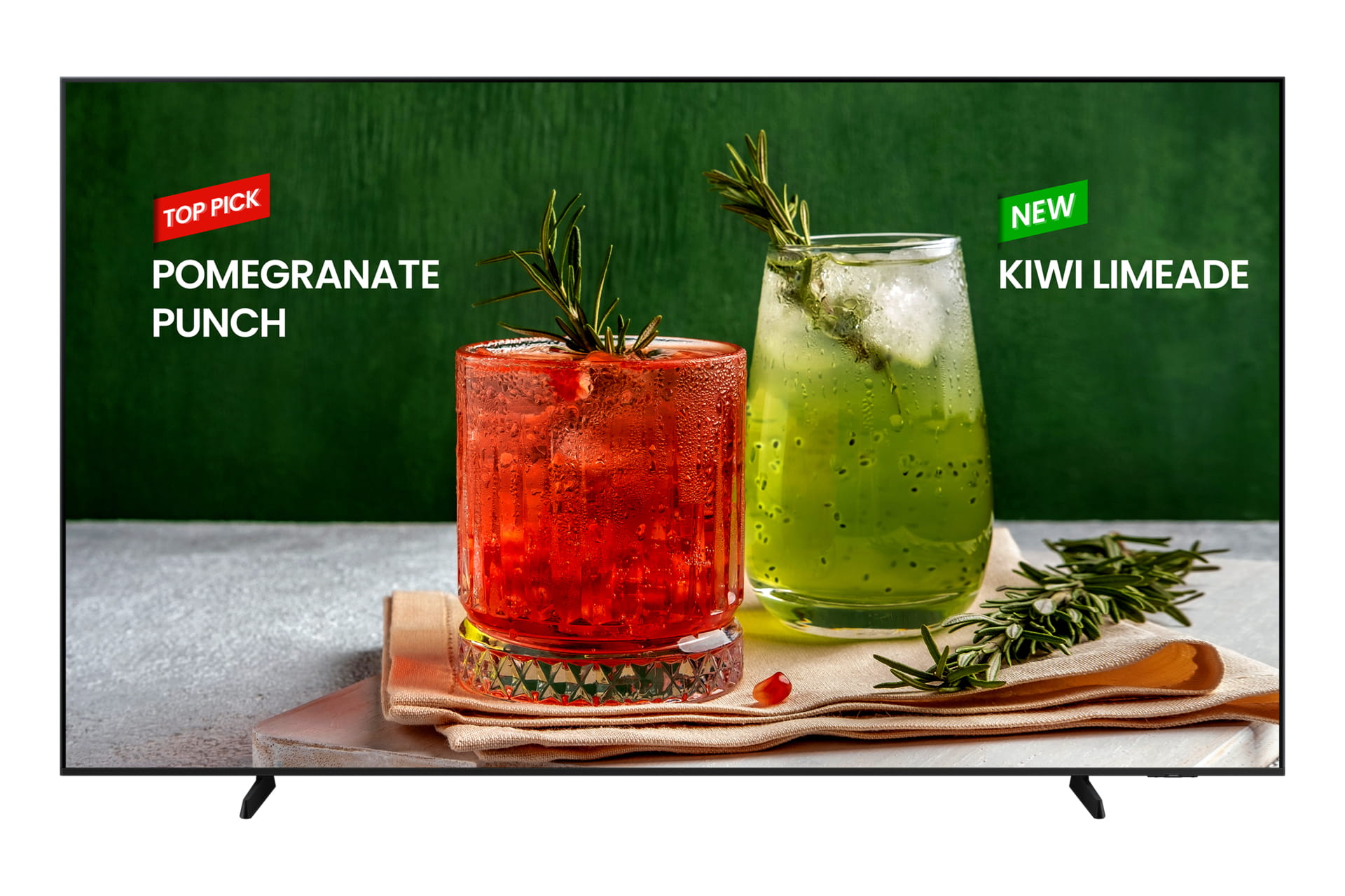 Samsung BE98D-H - 247.7 cm (98") Diagonalklasse BED-H Series LCD-TV mit LED-Hintergrundbeleuchtung - Crystal UHD - Digital Signage - Smart TV - Tizen OS - 4K UHD (2160p)