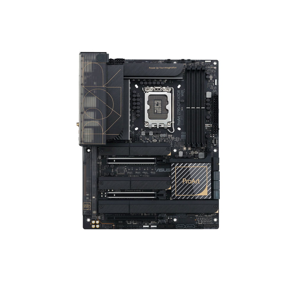 ASUS ProArt Z790-CREATOR WIFI - Motherboard - ATX - LGA1700-Sockel - Z790 Chipsatz - USB4, USB 3.2 Gen 2, USB-C 3.2 Gen 2x2, USB 3.2 Gen 1 - 10 Gigabit LAN, 2.5 Gigabit LAN, Wi-Fi 6E, Bluetooth - Onboard-Grafik (CPU erforderlich)