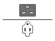 HPE Stromkabel - IEC 60320 C19 bis NEMA 5-15 (S)