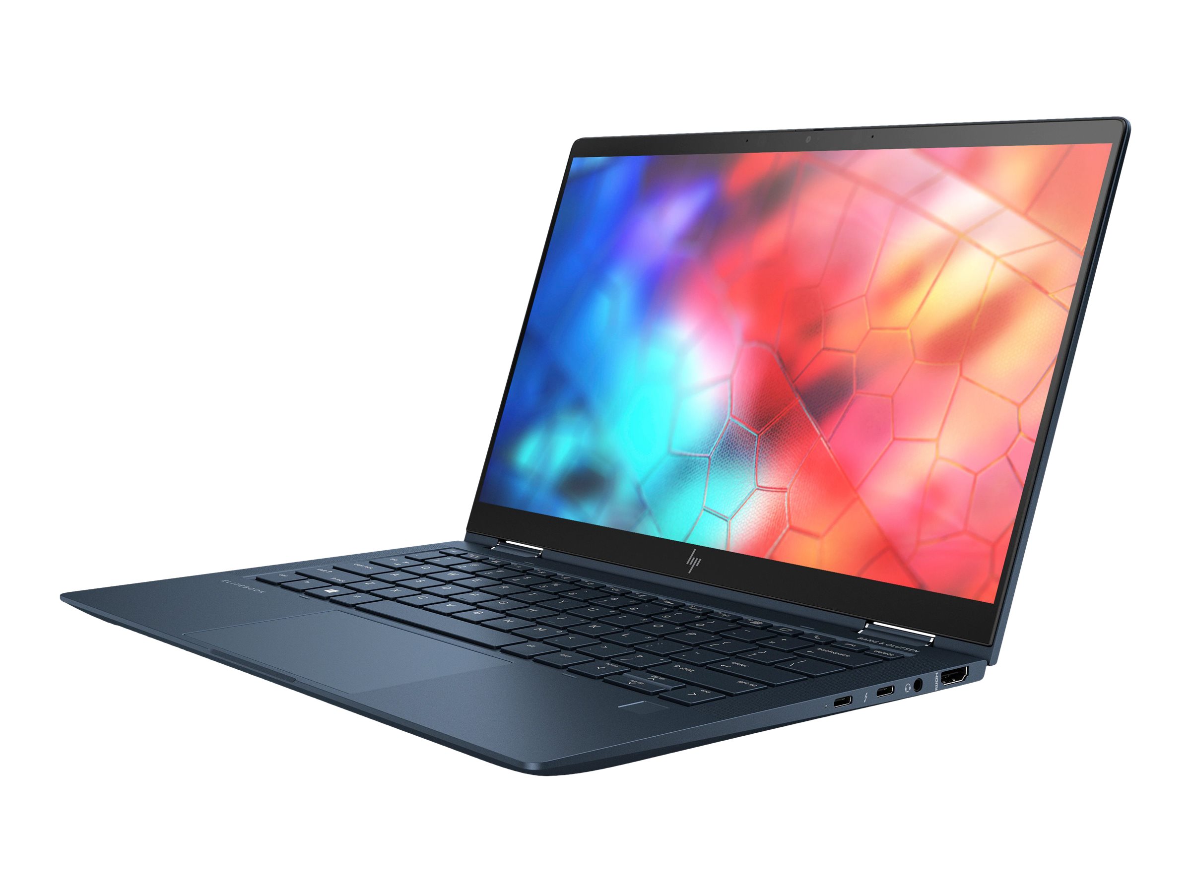 HP Elite Dragonfly Notebook - Flip-Design - Intel Core i5 8365U / 1.6 GHz - vPro - Win 10 Pro 64-Bit - UHD Graphics 620 - 16 GB RAM - 256 GB SSD NVMe, TLC - 33.8 cm (13.3")