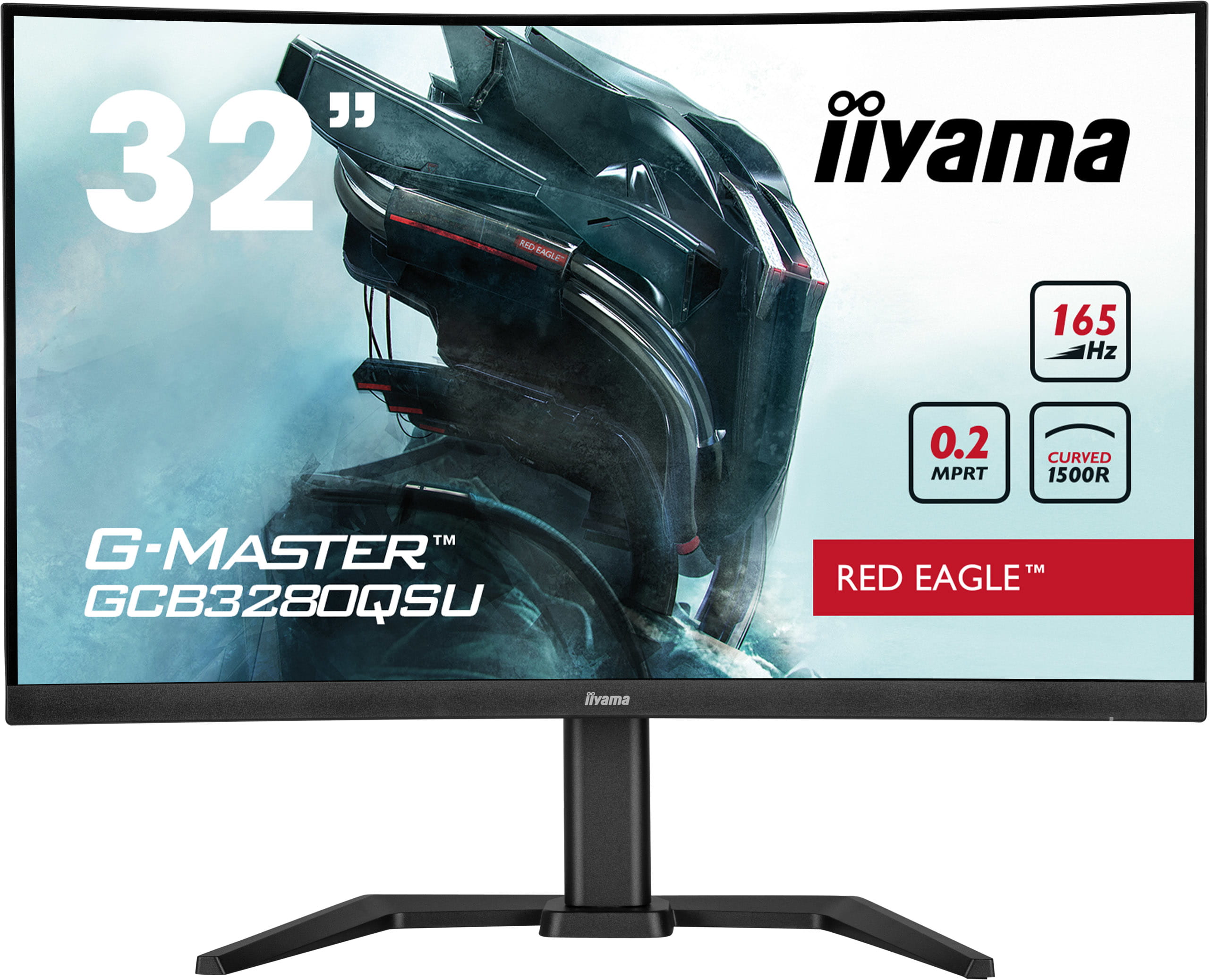 Iiyama G-MASTER Red Eagle GCB3280QSU-B1 - LED-Monitor - gebogen - 81.3 cm (32")